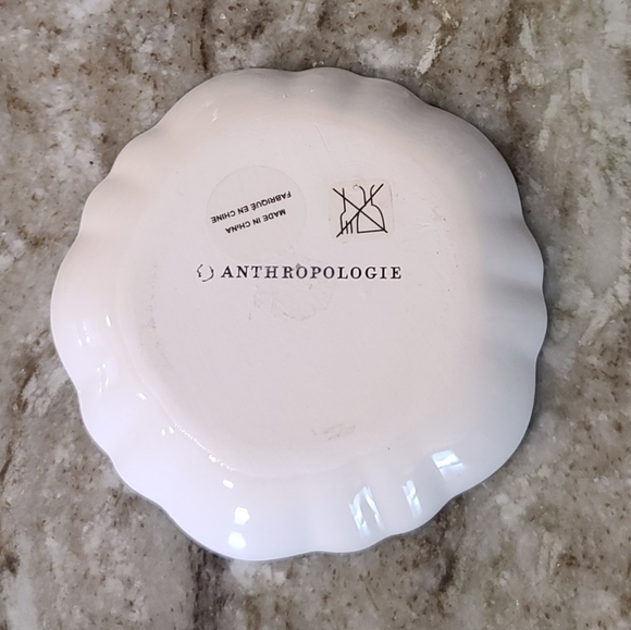Anthropologie Letter "B" Botanical Dish - Picture 4 of 4